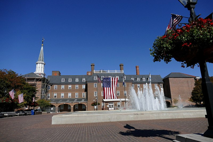 The city hall in Alexandria, Virginia, located just outside Washington, D.C.