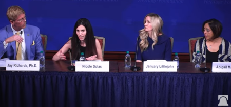 Mothers share how gender ideology devastated their families at The Heritage Foundation in Washington, D.C., on March 7, 2022.