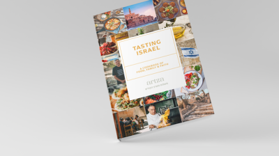The “Tasting Israel” cookbook.