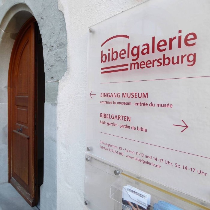 The Bible Gallery in Meersburg, Germany, opened in 1988. 