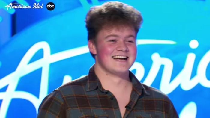 Liberty University sophomore Luke Taylor auditions for American Idol in an episode that aired in March 2022. 