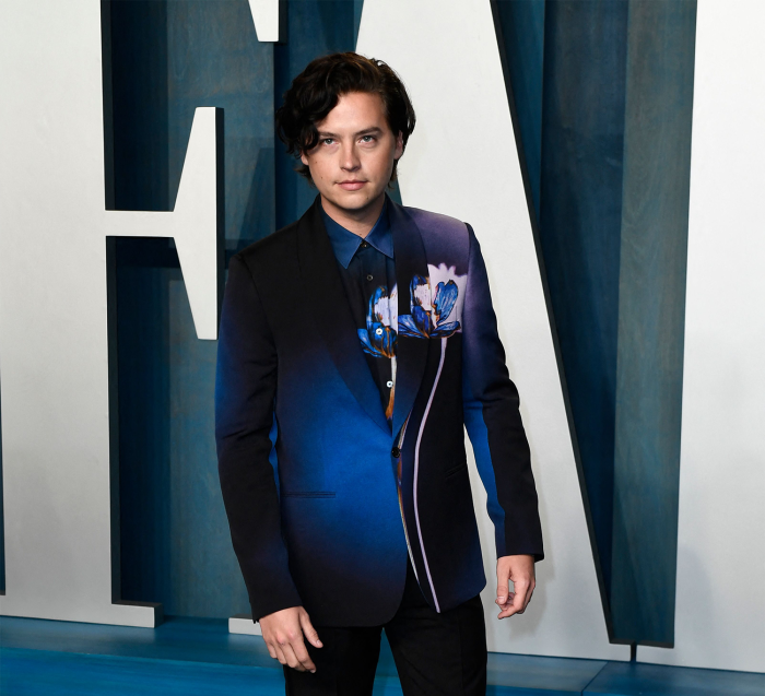 Actor Cole Sprouse attends the 2022 Vanity Fair Oscar Party following the 94th Oscars at The Wallis Annenberg Center for the Performing Arts in Beverly Hills, California on March 27, 2022. 