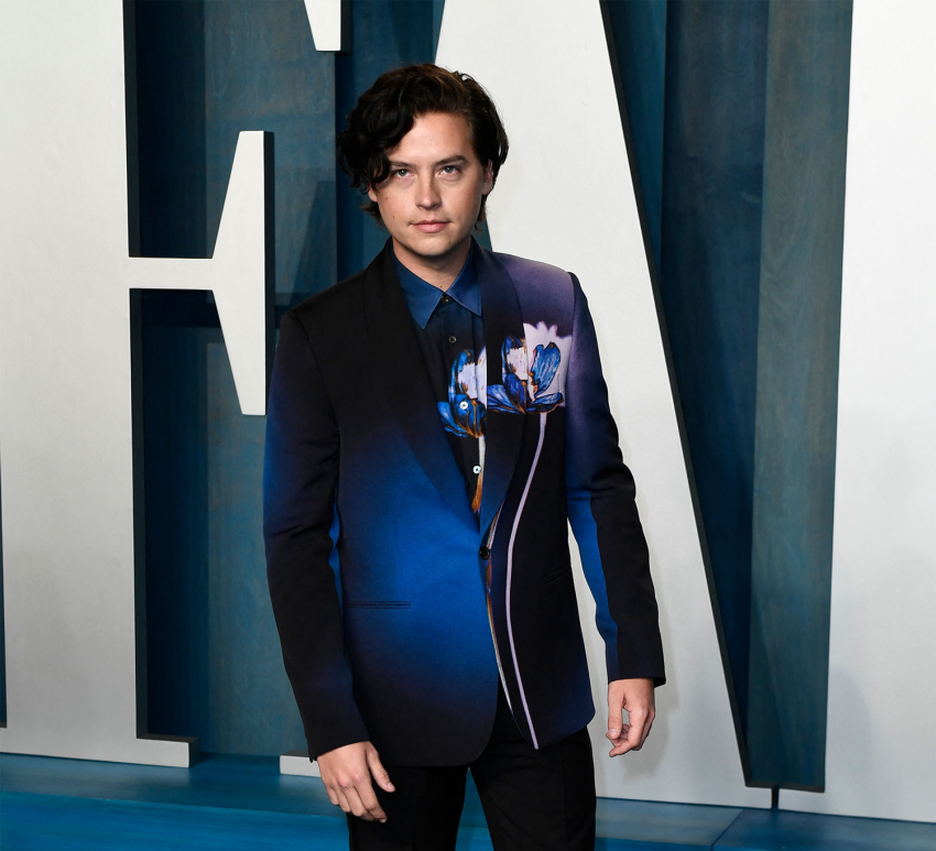 Actor Cole Sprouse attends the 2022 Vanity Fair Oscar Party following the 94th Oscars at The Wallis Annenberg Center for the Performing Arts in Beverly Hills, California on March 27, 2022.