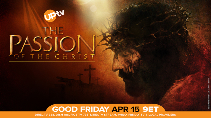 'The Passion of the Christ' running on UP tv for its Easter week-long programming, 2022
