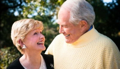 Dede Robertson and her husband, controversial televangelist Pat Robertson, in an undated photo. 