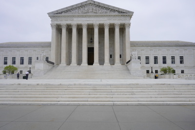 The United States Supreme Court building in Washington, D.C., as photographed on Monday, April 25, 2022. 