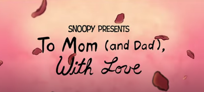 A forthcoming Mother's Day special featuring characters from the Peanuts comic strip, Snoopy Presents: To Mom (and Dad), with Love,' promotes the idea that 'some kids have two moms.'