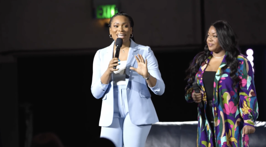 Pastor Stephenie Ike and Angelica Nwandu from