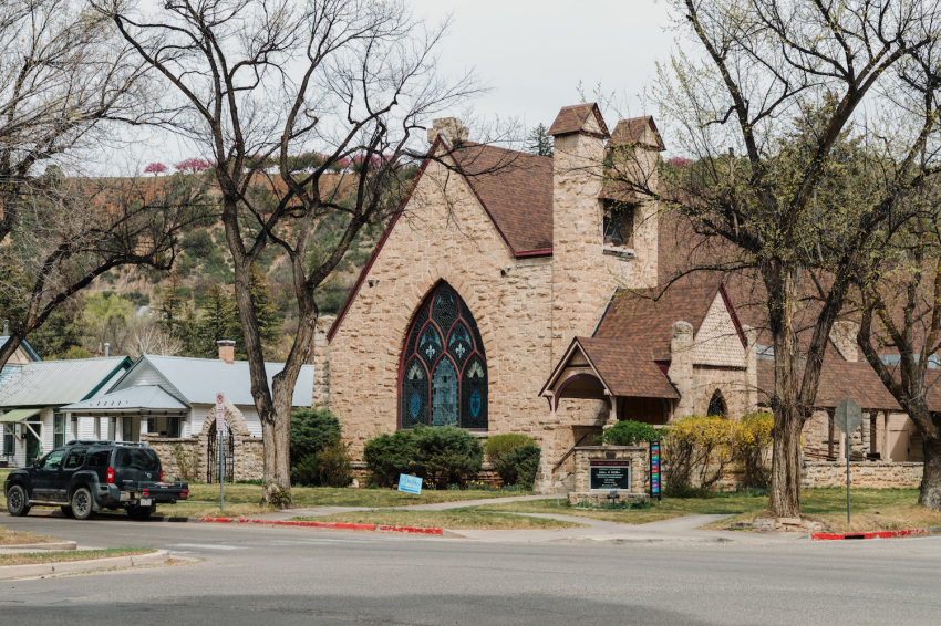 St. Mark’s Episcopal Church in Durango, Colorado. 