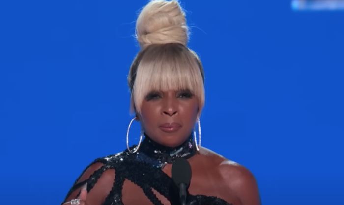 Icon Award recipient Mary J. Blige delivers her acceptance speech live at the 2022 Billboard Music Awards, May 15, 2022 