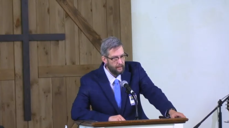 Jordan Daniel 'J.D.' Hall leads Fellowship Baptist Church in Sidney, Montana.