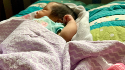The baby pictured here was abandoned when she was less than a day old by the side of a highway and the Child Protective Services Office (DINAF) in San Pedro Sula, Honduras, placed the baby with Identity Mission's care instead of a government orphanage. 