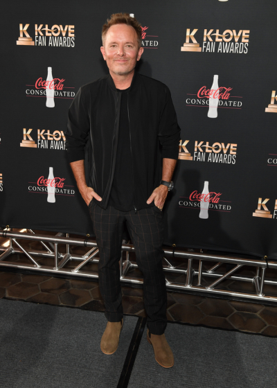 Chris Tomlin appears at the 2022 K-LOVE Fan Awards in Nashville, Tennessee.
