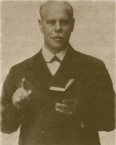 Smith Wigglesworth (1859-1947), an influential leader of the early Pentecostal movement who claimed to be a faith healer. 