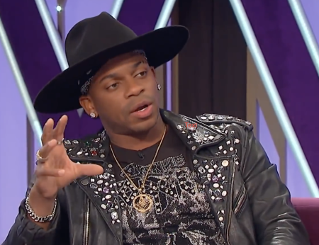Country music artist Jimmie Allen appears on "The Wendy Williams Show" on March 25, 2022.