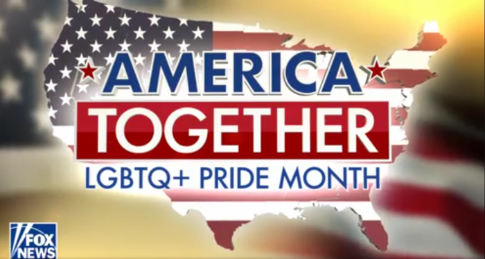 Fox News prefaced a report about a trans-identified child who began transitioning at the age of five with a graphic reading 'America Together: LGBTQ+ Pride Month.' The report drew the ire of many conservative commentators who regularly appear on the network. 