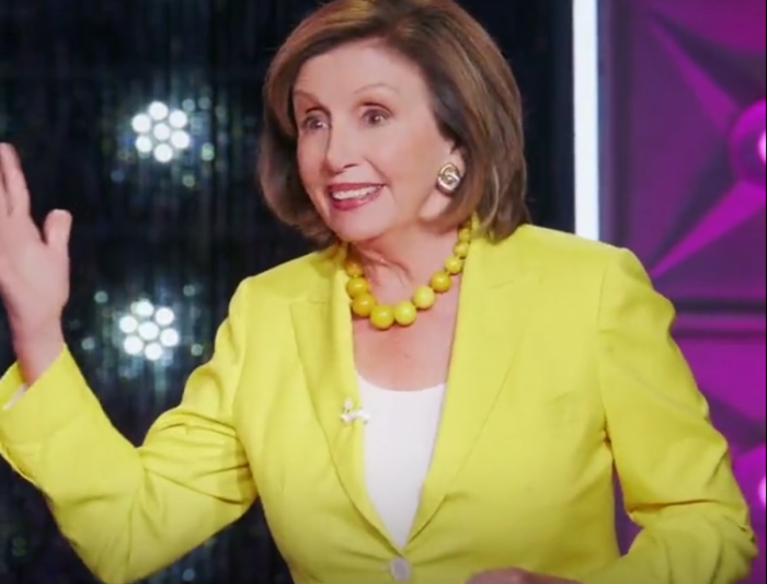 House Speaker Nancy Pelosi, D-Calif., seen as a guest on the fifth episode of 'RuPaul's Drag Race All Stars 7,' which aired on June 10, 2022. 