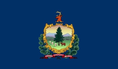 The state flag of Vermont. 