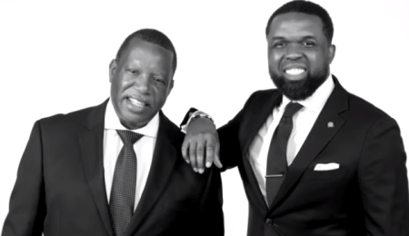 Pastor Charlie Dates (R) and Rev. James Meeks (L)