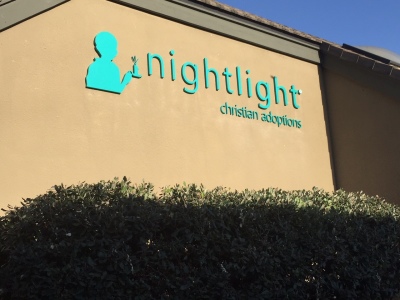 The Nightlight Christian Adoptions headquarters in Santa Ana, California. 