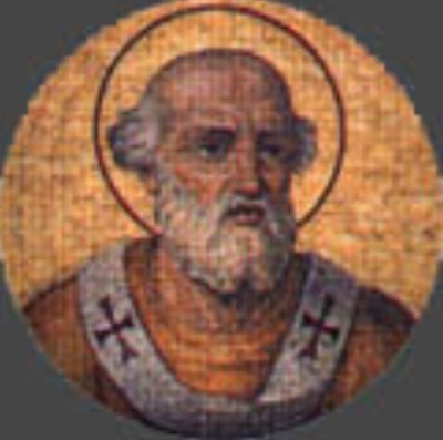 Pope John I (469-526), head of the Roman Catholic Church from 523 to his death in 526 at the hands of Arian Christian ruler Theodoric the Goth. 