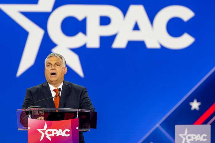Hungarian Prime Minister Viktor Orbán speaks at the Conservative Political Action Conference (CPAC) held at the Hilton Anatole on August 04, 2022, in Dallas, Texas. CPAC began in 1974, and is a conference that brings together and hosts conservative organizations, activists and world leaders in discussing current events.