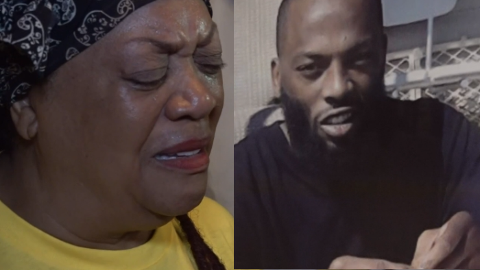 Pastor Christiana Ford (L) mourns her late son, Lamar Ford, 39 (R).