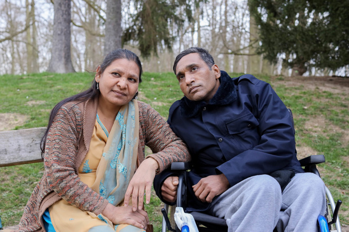 Shafqat Emmanuel and his wife Shagufta Kausar