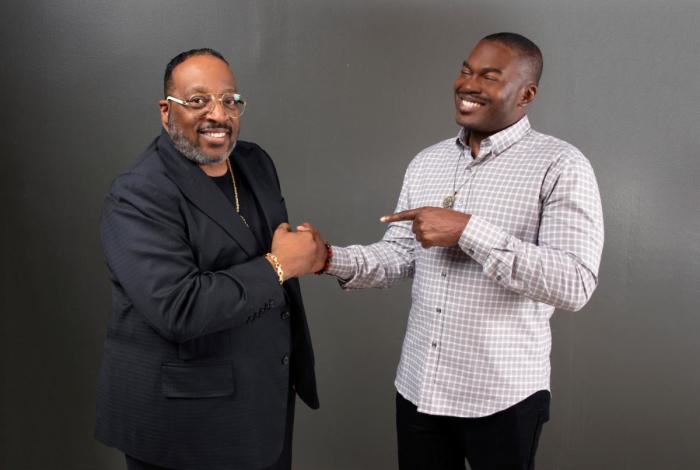Marvin Sapp and Chaz Lamar Shepherd for ‘Never Would Have Made It' film, 2022 