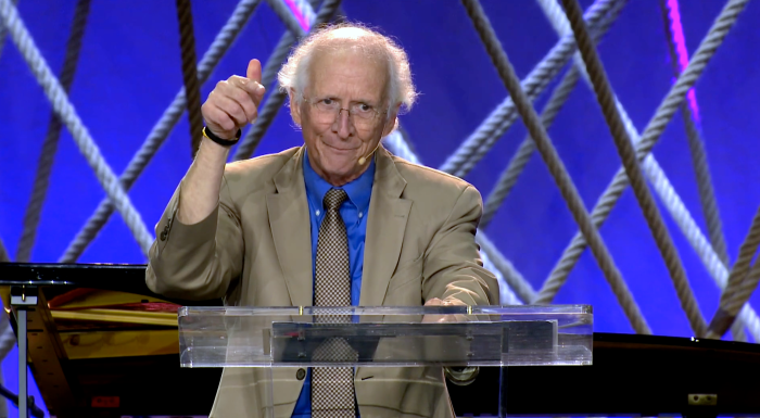 John Piper speaks at the Sing! 2022 Conference in Nashville, Tennessee, on Sept. 5, 2022. 