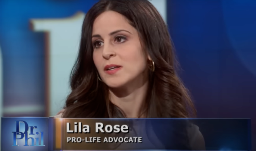 Live Action Founder Lila Rose discusses abortion on the "Dr. Phil" show that aired Sept. 13, 2022.