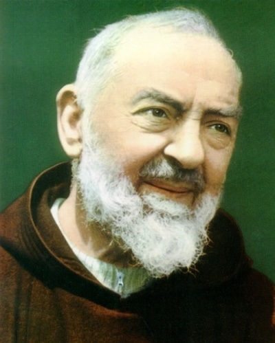 Padre Pio (1887-1968), a Catholic priest and saint widely believed to have experienced stigmata for most of his adult life. 