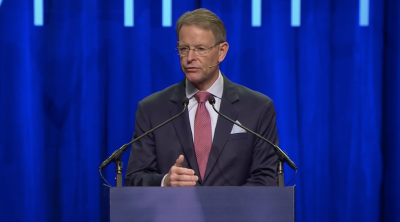 Tony Perkins, president of the Family Research Council, speaking at the Pray Vote Stand Summit on Friday, Sept. 16, 2022. 
