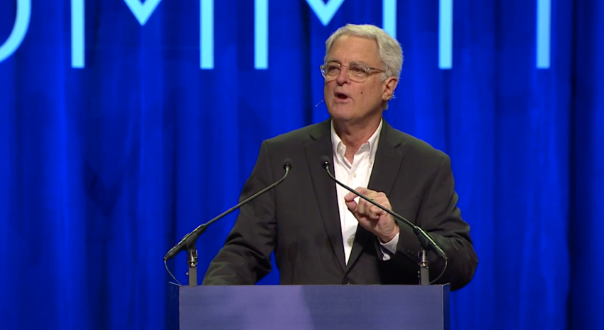 Evangelical pollster George Barna speaks at the Family Research Council's Pray Vote Stand Summit in Atlanta, Georgia, on Sept. 16, 2022. 