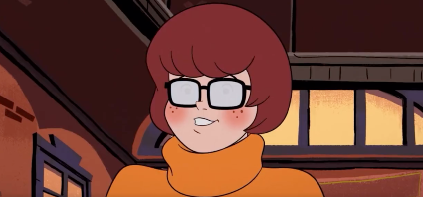 Velma flirts with a female character in the 2022 film "Trick or Treat Scooby-Doo!"