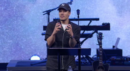 Trip Lee speaks at the AWAKEN conference in Dallas, Texas, Sept. 3-5, 2022.