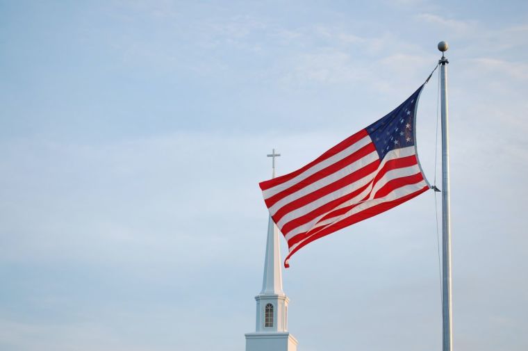 American Flag, Cross
