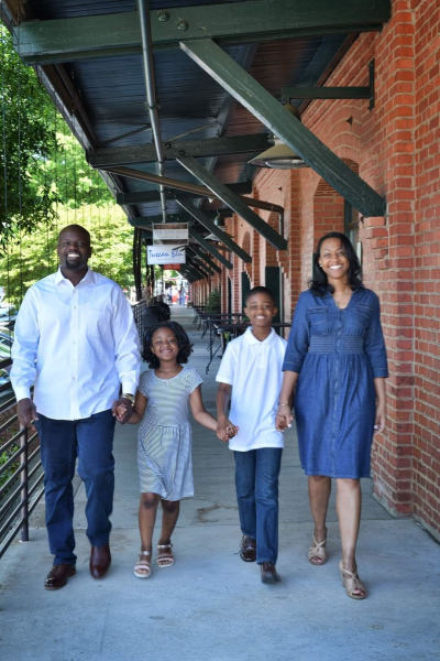 Charles Washington and family