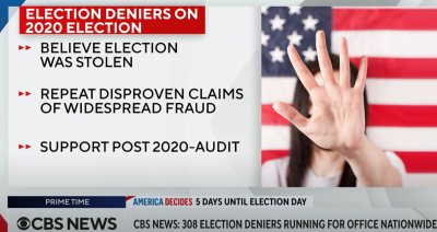 CBS News segment on election deniers