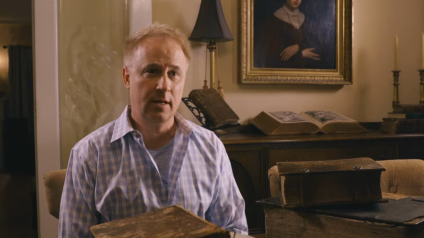 Ed Oxford in screenshot from "1946: The Mistranslation That Shifted Culture"