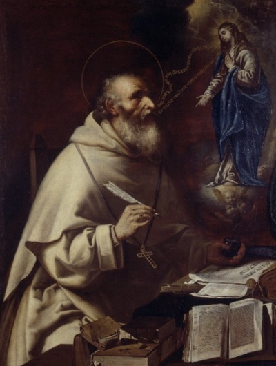 Albertus Magnus (circa 1200-1280), also known as Albert the Great, a German thinker, writer, and theologian who influenced the works of Saint Thomas Aquinas. 