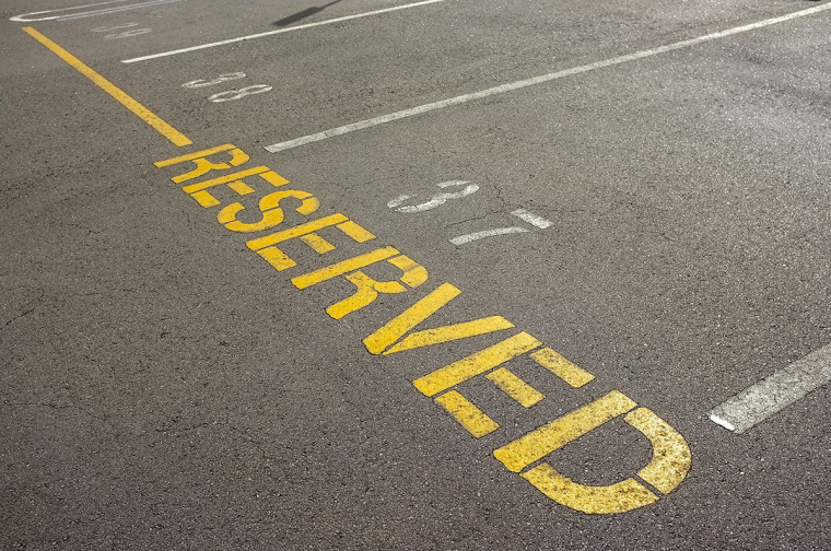 Parking, reserved, parking space