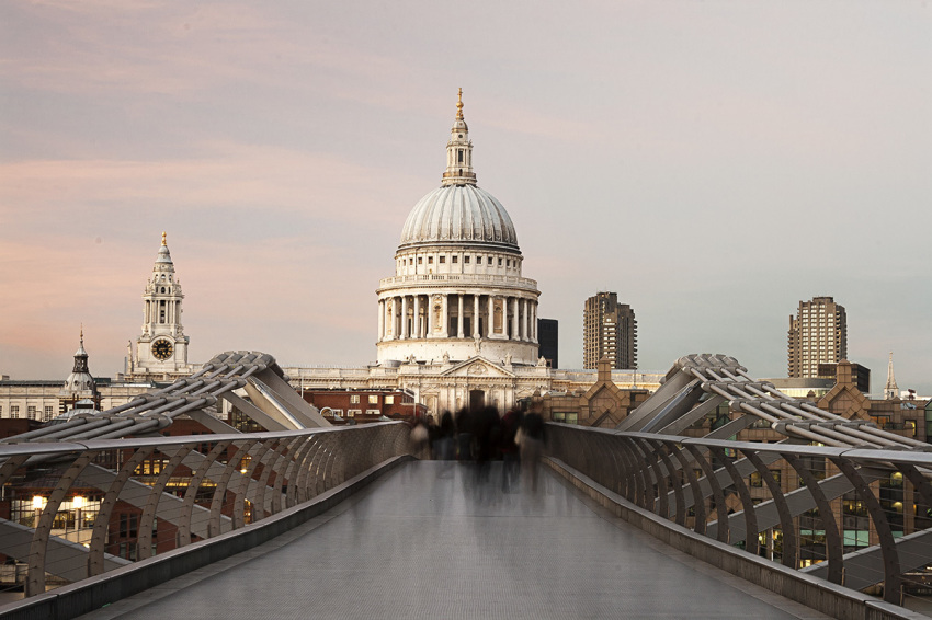 St. Paul's Cathedral in London, England. 