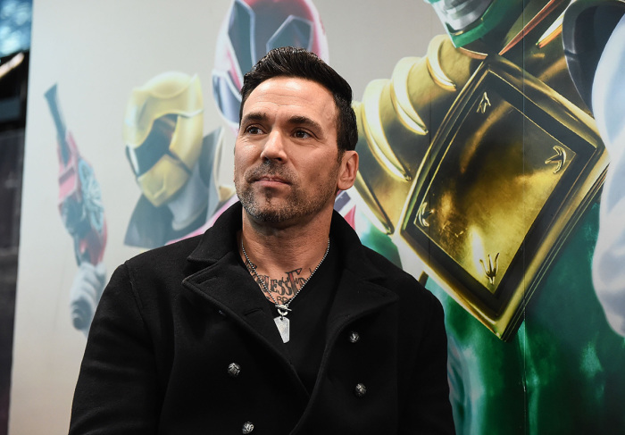 Jason David Frank of the Mighty Morphin Power Rangers attends the Saban's Power Rangers Legacy Wars tournament at New York Comic Con on Oct. 5, 2017, in New York City. 