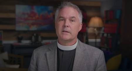 The Rev. Charlie Holt of the Episcopal Diocese of Florida speaks in a video posted to YouTube on June 16, 2022.
