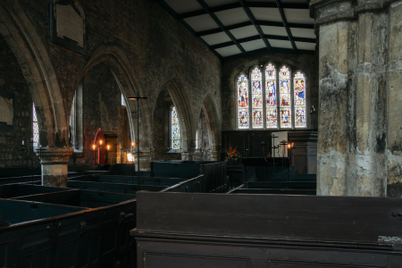 The interior of Holy Trinity Church, Goodramgate.