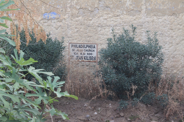 Remains of St. John's Church in the ancient city of Philadelphia that is now called Ala?ehir, Manisa, in Turkey.