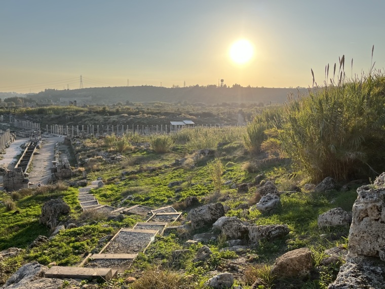 Remains of the ancient city of Perge now located in Antalya, Turkey.