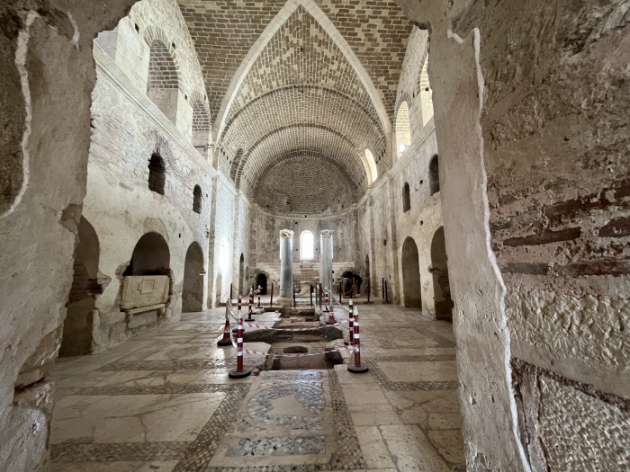 Inside St. Nicholas Church in Demre, Turkey.