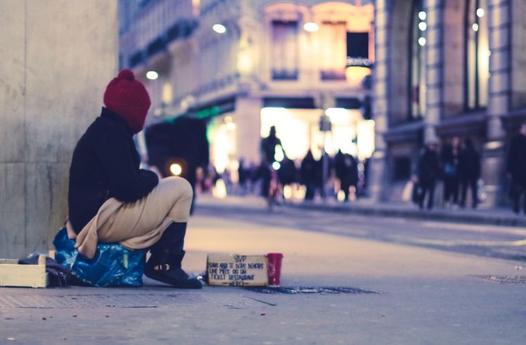Homeless, Panhandler